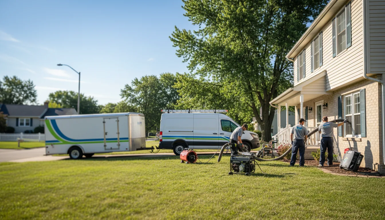 Flooded Basement Restoration And Cleanup With Repair in Crab Orchard, NE near me
